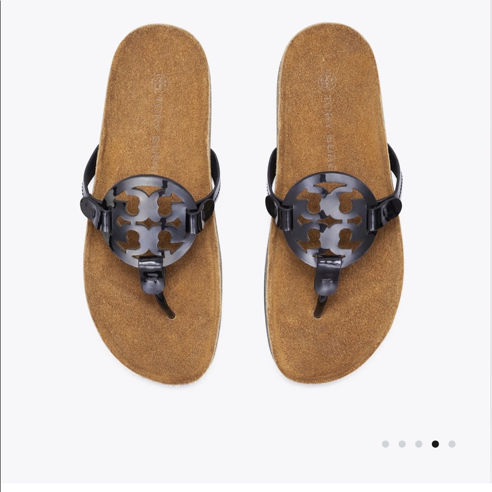 Tory Burch Miller Cloud Sandals Black